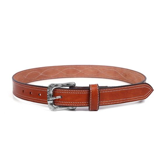 The Classic Tan Leather Everyday Men's Belt Made in India Of Full Grain Leather.