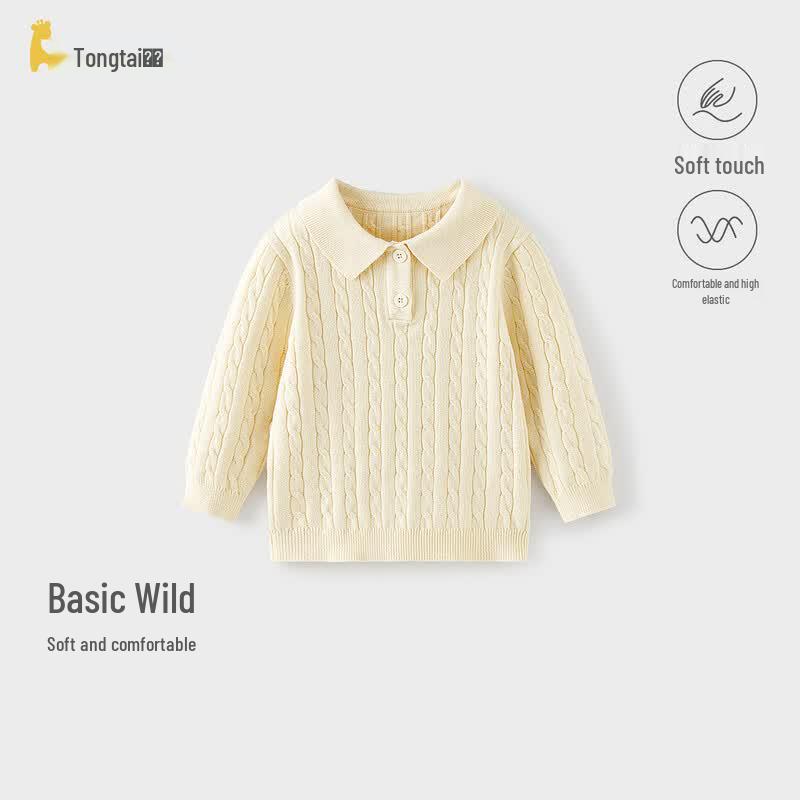 TONGTAI Baby Spring/Autumn Casual Knit Pullover