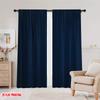 2D Flat Printing 2pcs Curtain Blue 2 Versatile Durable Polyester Without Electricity Party Decorations for Po Booths
