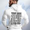 Custom 2025 Leavers Hoodie School College Varsity Graduation Jumper with Names
