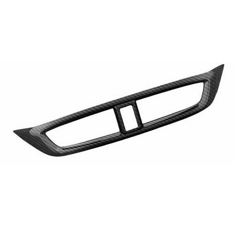 For Honda CR-V CRV 2017- Carbon Fiber Center Air Vent Outlet Cover Trim