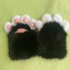 Kig animal scratch squeaky nail free furry animal paw gloves cos cat paw cute plush prop accessories