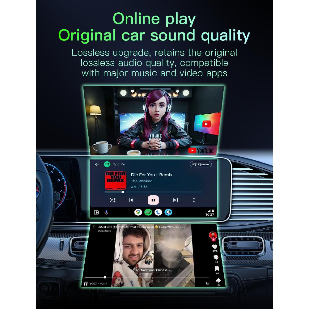 Android Auto & CarPlay Wireless Adapter
