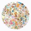 10/30/50pcs Retro Cartoon Baby and Animals Stickers Aesthetic Graffiti Decals Decoration Suitcase Diary Phone Bike Sticker Pack