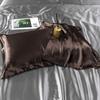 Charm Momme Anti-wrinkle Soft Protect Hair Skin Pillowcase Skin-friendly 48cm*74cm Silk Pillow Case PillowCase Luxury 100% Mulberry Silk For Bed