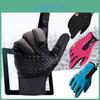 Unisex Winter Touch Screen Gloves With Skidproof Palm And Adjustable Zipper Design
