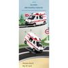 1/32 Mini Alloy Car Diecast Ambulance Fire-Truck Policecar Model Sound And Light Vehicle Simulation Collection Gifts Toys Boys