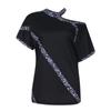 Women's Fashion Print Loose Shoulder Casual Short Sleeve T-shirt Top Blouse