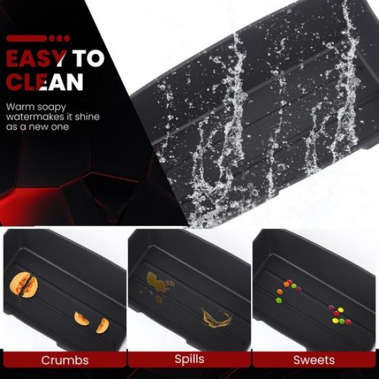 Black Silicone Center Console Storage Box Pad For LR L663 Defender 2025+