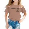 Toddler Girl Boy T-Shirts Kids Top Boys And Girls Printed Short Sleeved T-shirt 1-12Y Summ