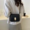 Trendy Fall Women's Crossbody Bag With Unique Lock Closure Versatile Small Purse