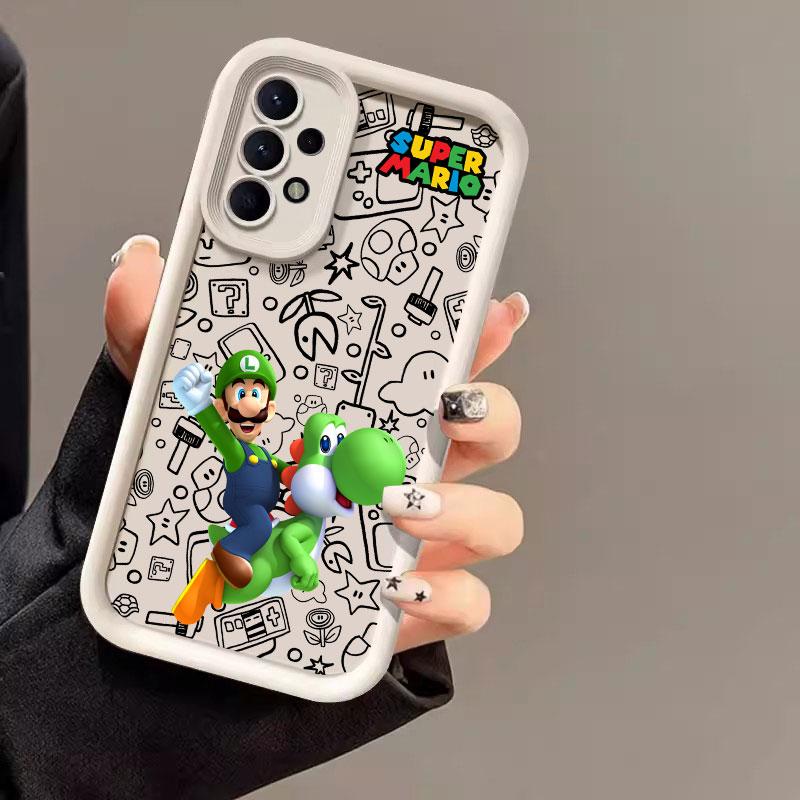 

Super-Bros Case For Samsung Galaxy A55 5G Case A35 A13 A54 A53 A52 A34 A33 A32 A21S A14 A23 A24 A12 A51 A71 Phone Cover M-Marios Samsung A22 4G