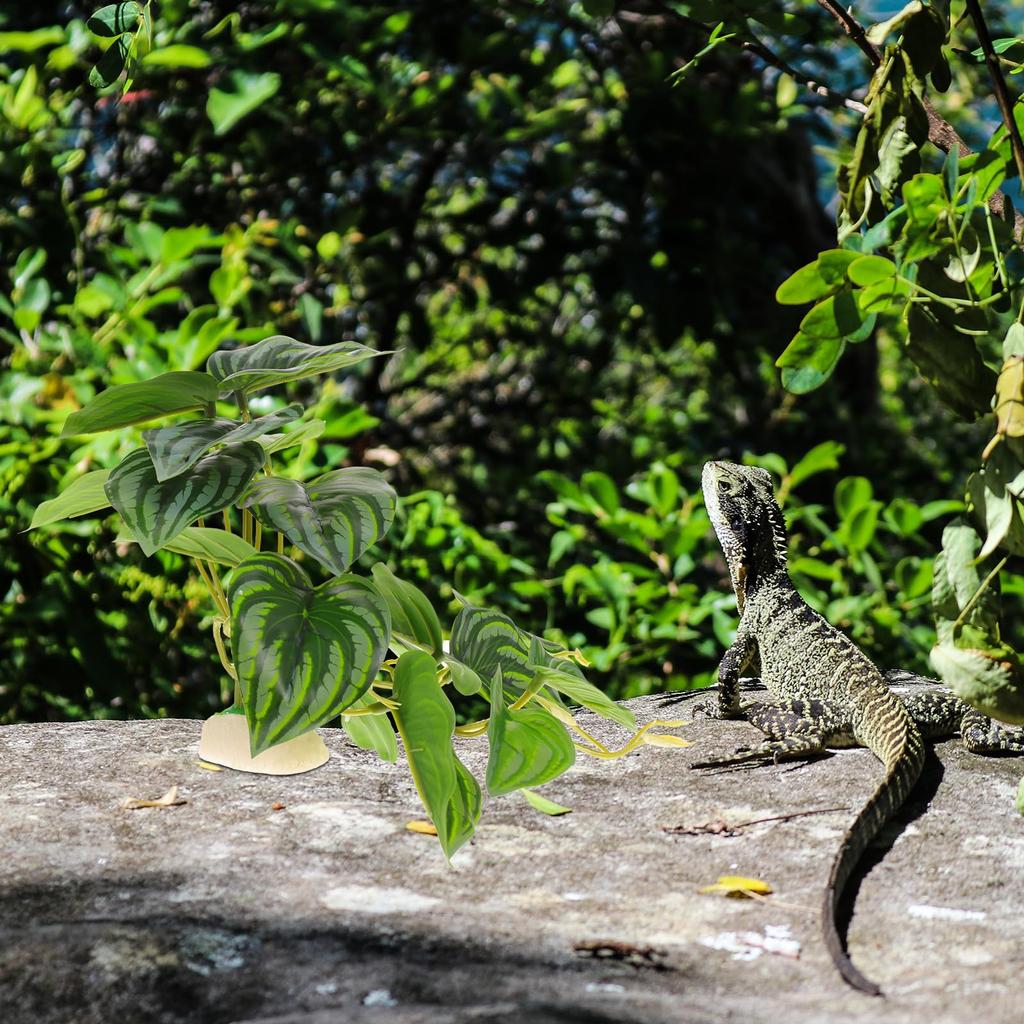 POPETPOP Artificial Plant Decoration Reptile Climbing Plant Turtle Tank Plant Reptile Plant Decor Reptile Accessories