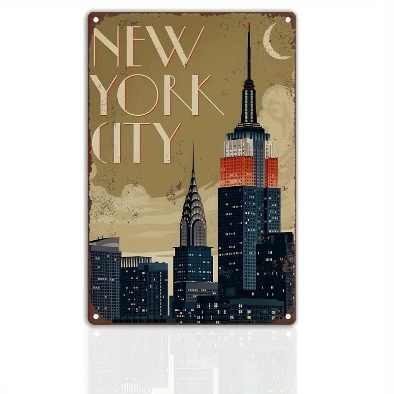 Retro Metal Sign Travel The World VENICE CANADA TORONTO  Vintage Poster Home Bar Room Pub Cafe Club Hotel Wall Decor Plate