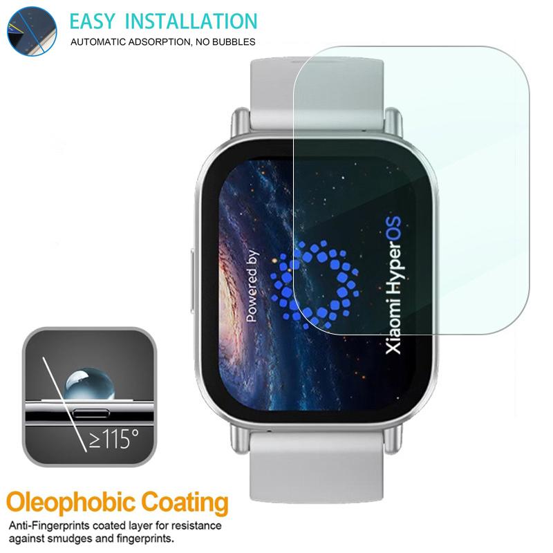 Schutzfolie aus gehärtetem Glas für Xiaomi Redmi Watch 5 Active/Lite Zubehör Schutz Anti-Kratzer für Redmi Watch 4 Glas
