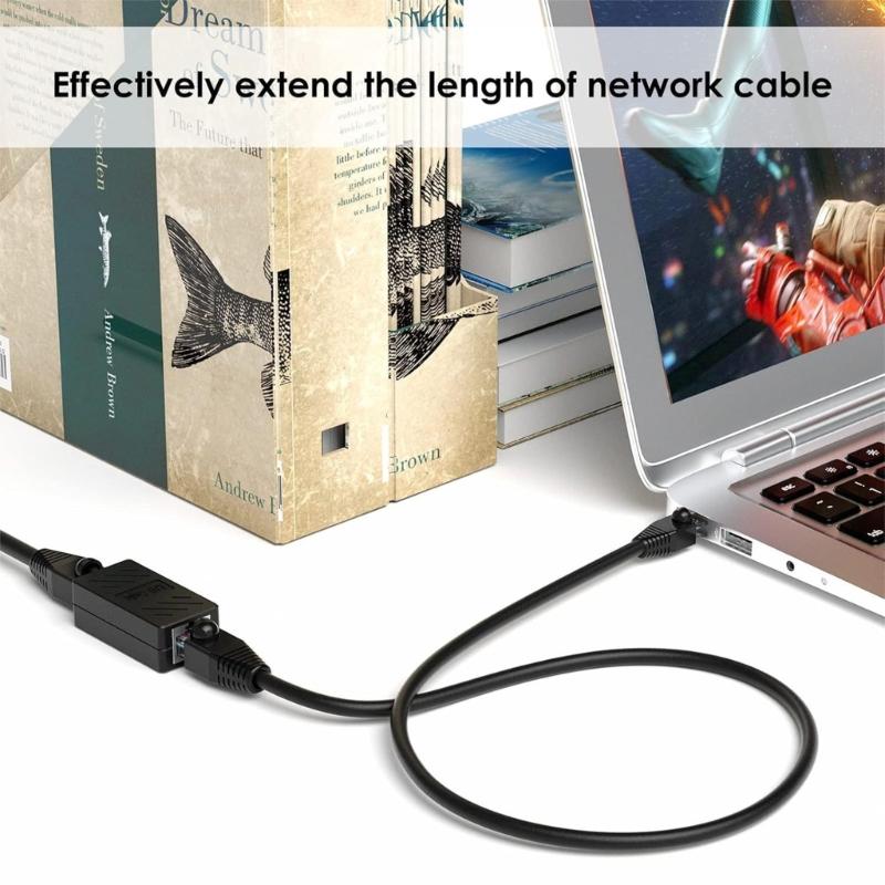 RJ45 Ethernet Networking Coupler Highly speed Gigabit Connection Compatible for Cat7 Cat6 Cat5e Cat5 Cables Plug And Play