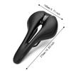Black Bicycle Seat Cushion Breathable Racing Bike Seat Durable Bike Seat Replacement  Folding Bikes
