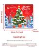 Kinder DIY Handgemachter Schmuck Perlen Schneemann Adventskalender - 24 Fächer Weihnachtsgeschenk