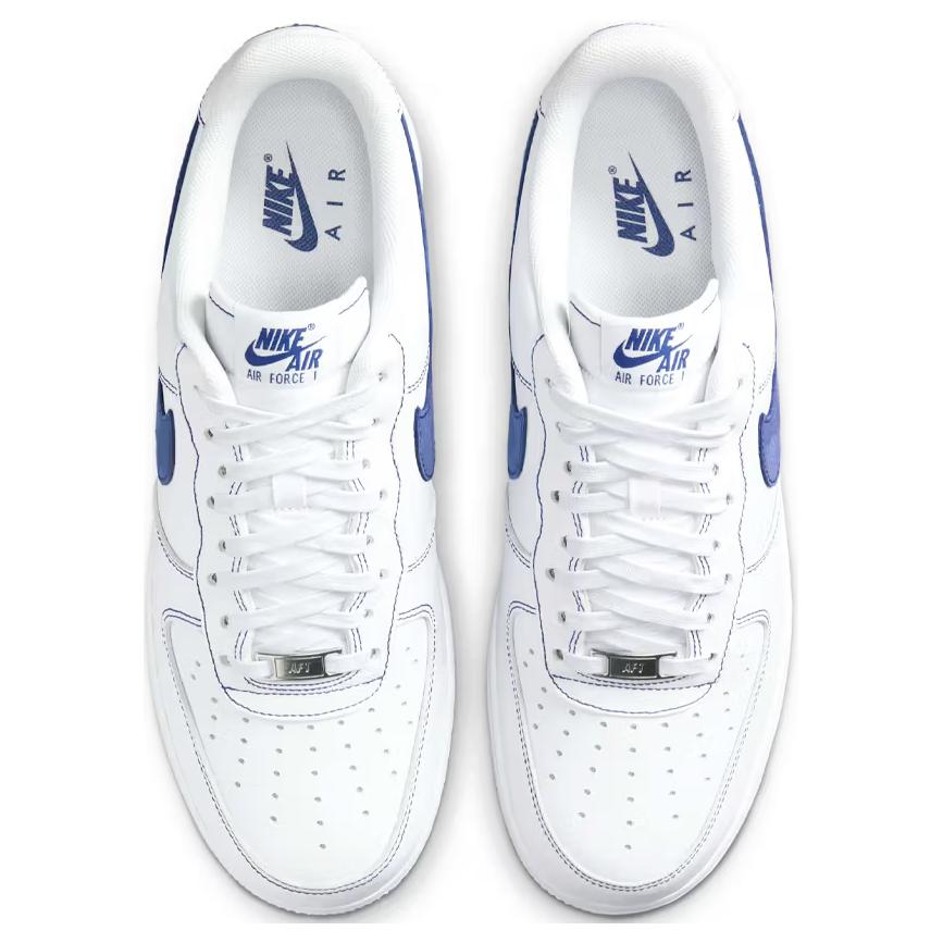 Nike Air Force 1 07 LV8 Bílé Hluboká královská Pánské Tenisky Hluboká-královská-modrá HQ2037-100