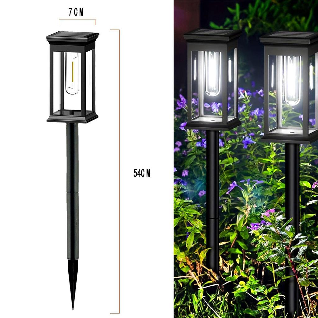Solar Garden Stake Lights - Automatic Sensor Landscape Lighting for Outdoor Decoration
