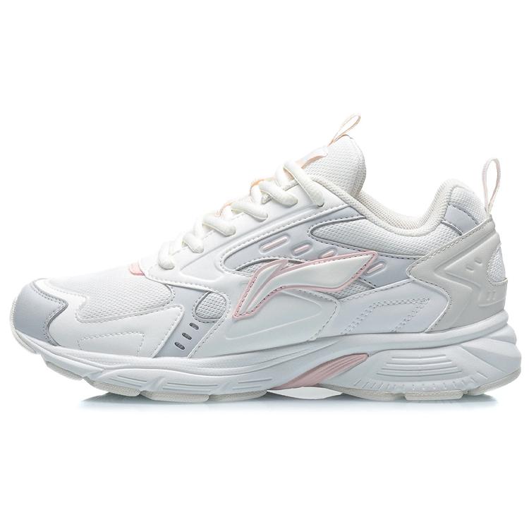 

LiNing Cushioning Anti Slip And Wear Resistant Low Top Running Shoes Women s Mist White 39