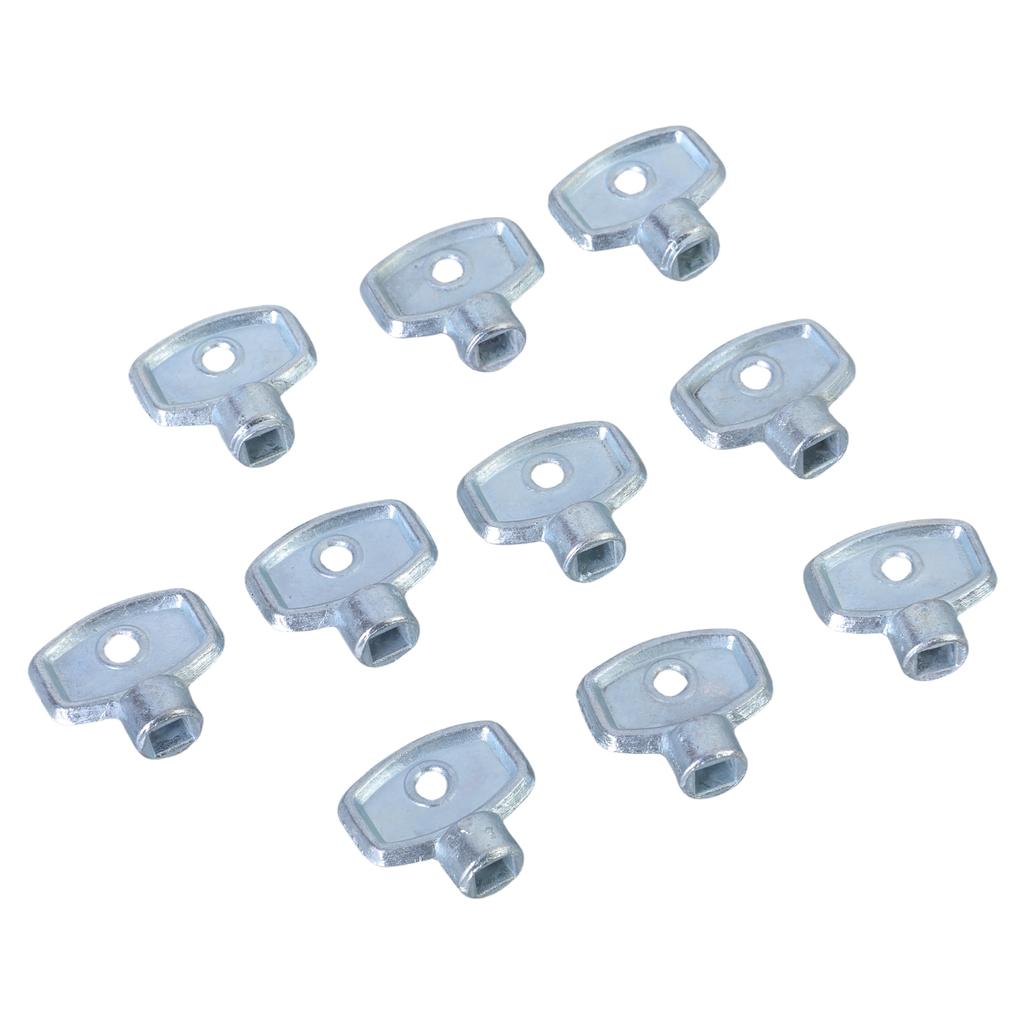 10 Stück Heizkörper Wasserhahn Sanitär Entlüftungsschlüssel Heizkörper Heizungsschlüssel Heizkörper Entlüftungsventile Schlüssel für Standard Heizungsventil