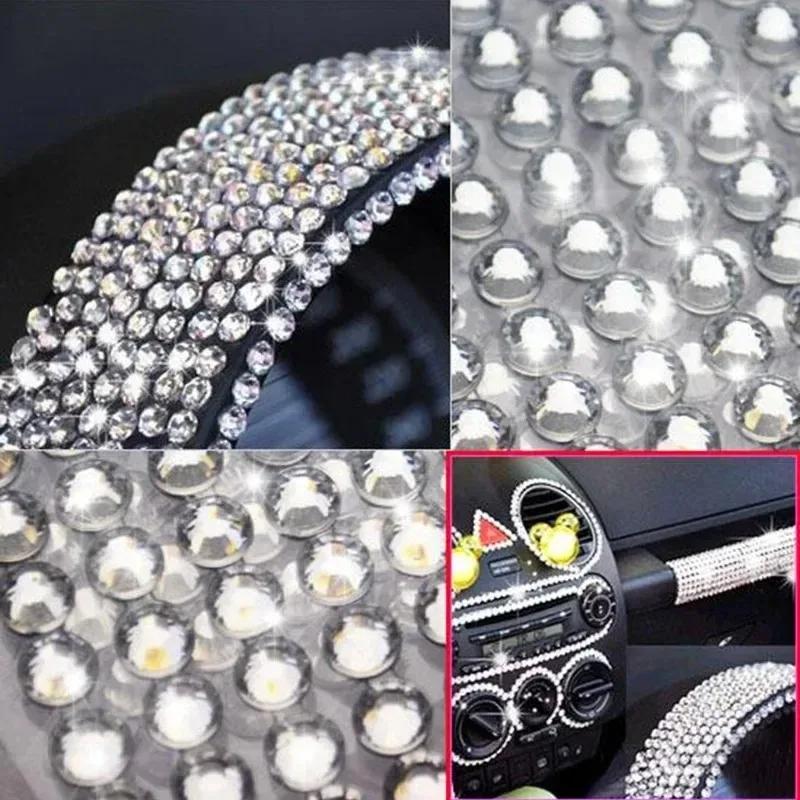 Diamante de Cristal Strass Decoración para Coche/Móvil/PC Pegatina Accesorios de Estilo Arte Autoadhesivo Pegatina Decorativa para Scrapbooking