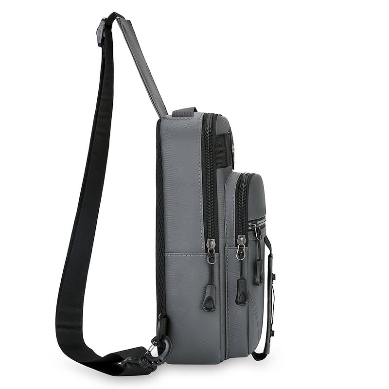 High Quality Men's Crossbody Bag Fashion Casual Waist Packs Male Chest Handbag Bolsa