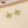 Butterfly Jewelry Multi-Colored Zircon Butterfly Necklace for Women Fashionable Clavicle Chain Pendant Necklace for Women