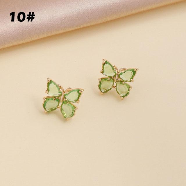 Butterfly Jewelry Multi-Colored Zircon Butterfly Necklace for Women Fashionable Clavicle Chain Pendant Necklace for Women