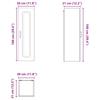 Dishwasher Front Kalmar Reclaimed Wood 30 x 31 x 100 cm