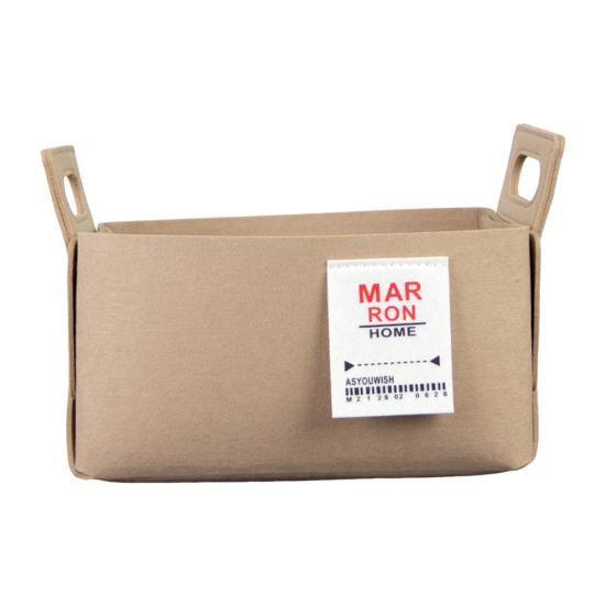 Felt Storage Basket with Handles Foldable Fabric Storage Bin Eco-Friendly Collapsible Organizer Bin for Toys Clothes Blankets Home Laundry