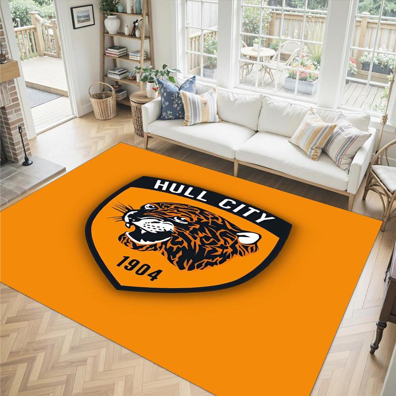 Tappeto in velluto di cristallo Design Hull FC Accogliente Non?Tappeto Stampato Antiscivolo per Camera da Letto Soggiorno Ingresso
