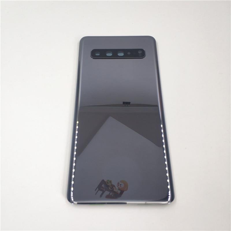 For Samsung Galaxy S10 5G G977 G977F 5G Version Battery cover Rear Glass Rear With Camera Lens