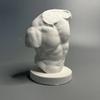 Statua in Gesso Decorazione da Scrivania Ornamenti Corpo in Gesso Mezza Figura Estetica Scultura Artistica da Scrivania Decorazione Estetica per la Stanza