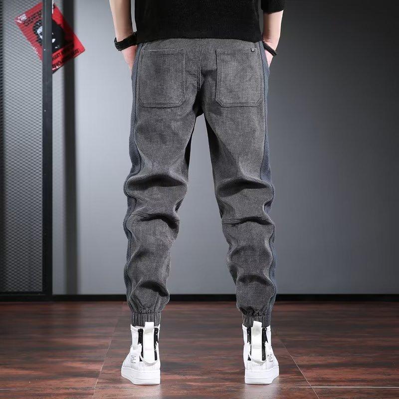 Herfst Winter Nieuwe Collectie Losse Casual Harem Broek met Manchetten Trendy Straatmode High-End Gevoel Veelzijdige Herenbroek