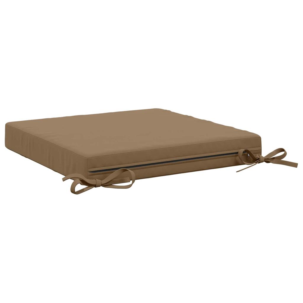 4 piece seat cushion set SOEST 4 pcs 100percent  polyester taupe