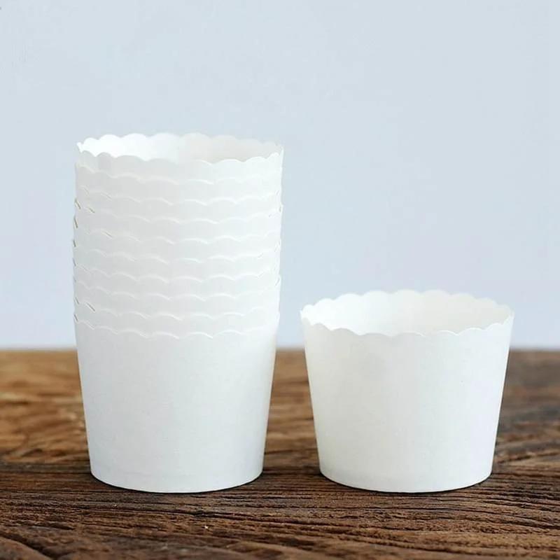 25Pcs Solid Color Baking Cup,Cupcake Liners,Cake Cups Candy Cups Paper Dessert Cups Rainbow Party,Birthday Favor DIY Toppers