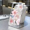 Průhledný kryt na telefon s potiskem květu broskvoně a perel pro Xiaomi Redmi Note 14 13 12S 12 11 Pro Plus10 14C 13C 4G 5G Měkký průhledný kryt