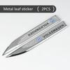 RUNTB1 New 2Pcs 3D Metal Car Side Badge Fender Emblem Body Stickers for VW RLine Golf GTI Passat Jetta Beetle B7 B5 Tiguan Touran
