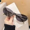 New Stylish Sunglasses for Women Men Ins Style Small Frame UV400 Sun Glasses Goggles Unisex Fashionable Shades Eyewear