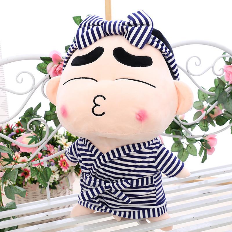 Shin Crayon Chan Plush Toy Bathrobe Multi Expression Stuffed Doll Gift Girl