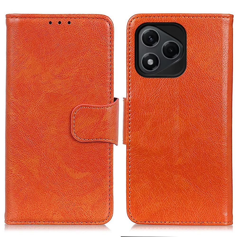 For Honor 400 Lite Case Nappa Texture Split Leather Wallet Phone Cover