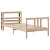 Single Bed Frame with Headboard Without Mattress 90 X 190 Cm