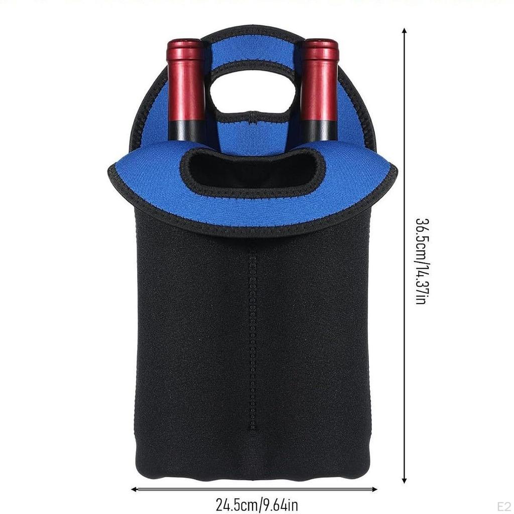 Wine Carrier Tote Bag for 750ml Bottles Bottle Travel Bags with Carry Handle Birthday