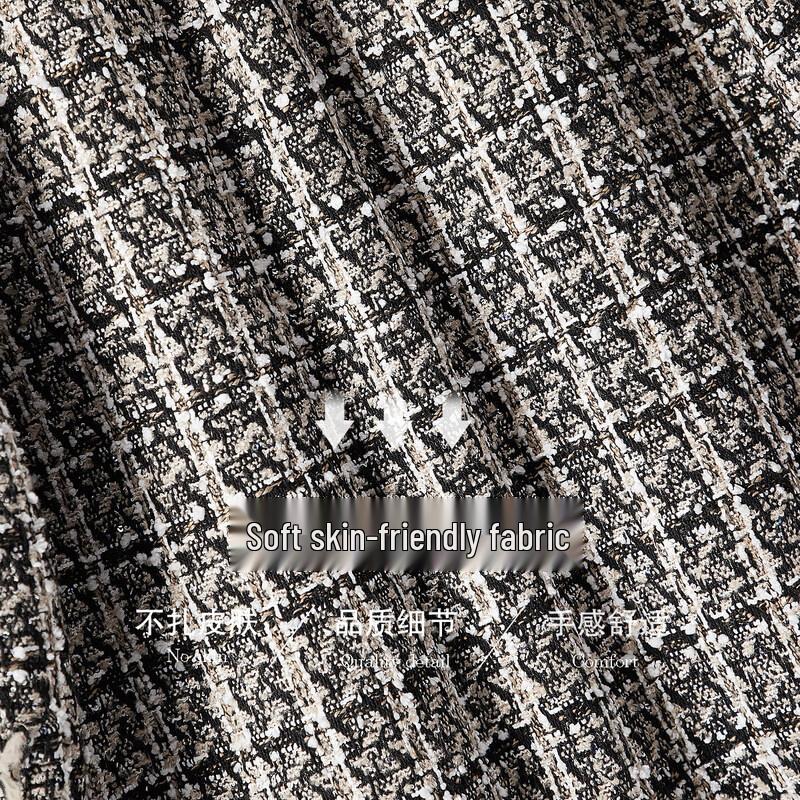 Demana Women's Winter Tweed Shirt Jacket