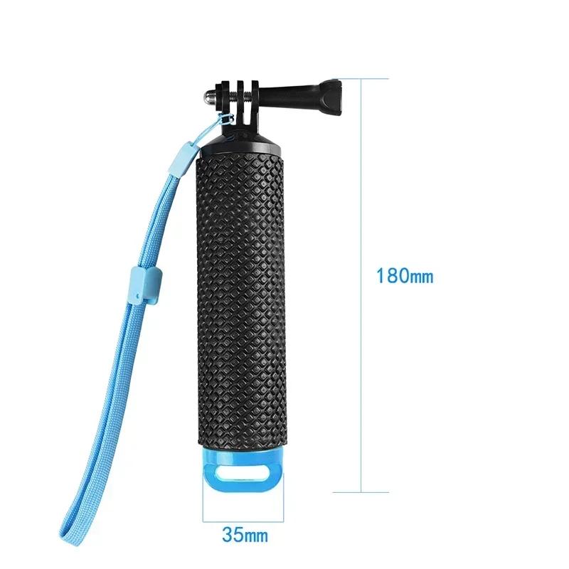 Sports Camera Buoyancy Rod Handle Holder for Gopro Hero 12 11 10 9 8 7 Xiaomi Yi SJ4000 DJI Osmo Float Handle Mount Accessories