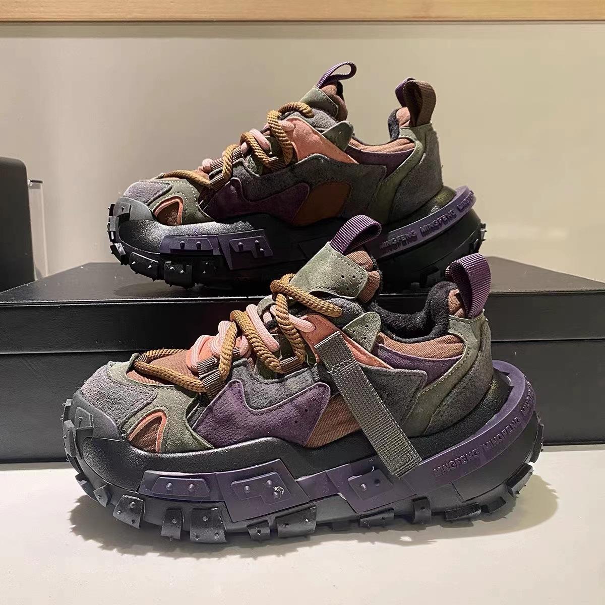 

Модные мужские туфли на платформе разных цветов, повседневная обувь, универсальные кроссовки, мужские модные кроссовки, нескользящие, удобные, Zapatillas De Hombre 2024 44 фиолетовый