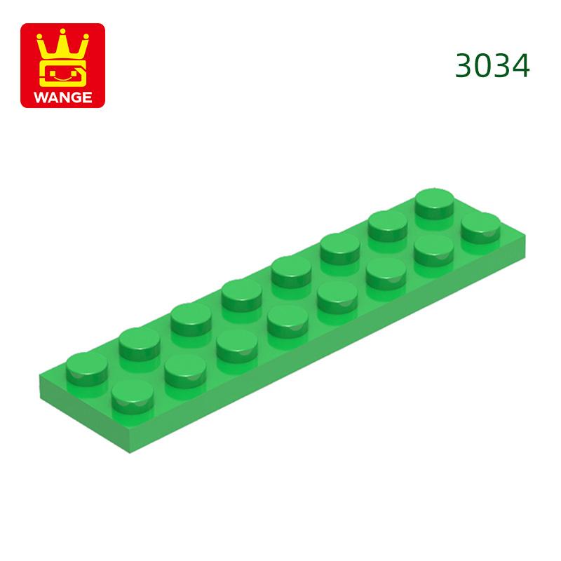 Non-Toxic 44Pcs/Lot 3034 2X8 Foundation Board Building Blocks Moc Basic Components Part Compatible With Bricks Children Toy Gift Box