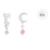 Barbie earrings Niche design inlaid with sparkling love moon earrings, sweet starry fairy style, fashionable and versatile for commuting Ba2508056